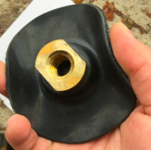 Suport din cauciuc moale pentru Pad-uri BPP-3 125 mm